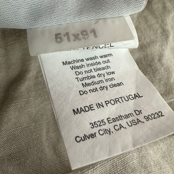 PARACHUTE Heirloom Tencel Linen King Sham Bone - Picture 6 of 6